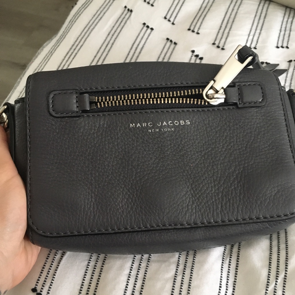 Marc Jacobs Genuine Leather Crossbody Bag .
